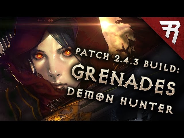 2.6.6 Demon Hunter Unhallowed Grenades Build - Diablo 3 Reaper of Souls (Season 18)