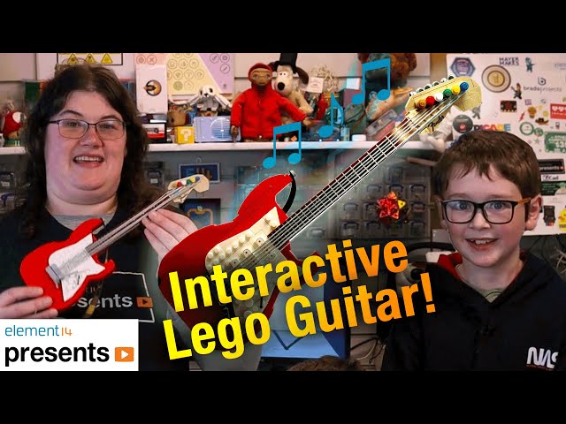 Making Music with a Lego Guitar and Capacitive Touch