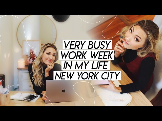 NYC WORK WEEK IN MY LIFE | bad days, doing new things, and working in New York City!