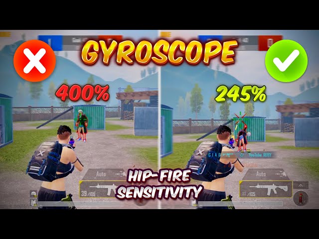 400% Vs 250% Gyroscope 🔥 How To Improve Hip-Fire And Headshot Sensitivity in Bgmi/Pubg Mobile