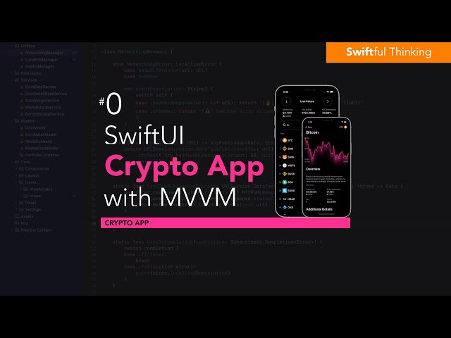 Build SwiftUI App with MVVM, Core Data, Combine, and API requests | SwiftUI Crypto App #0