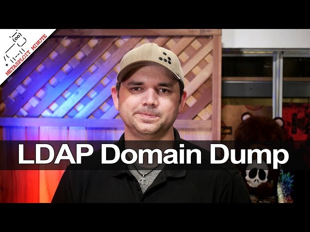 LDAP Domain Dump - Metasploit Minute [Cyber Security Education]