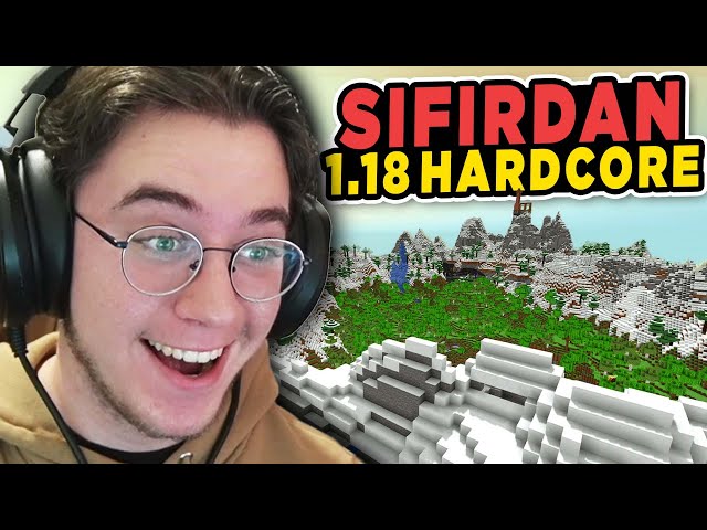 1.18 Hardcore Cennet Dünyaya Giriş! | Minecraft Hardcore 17