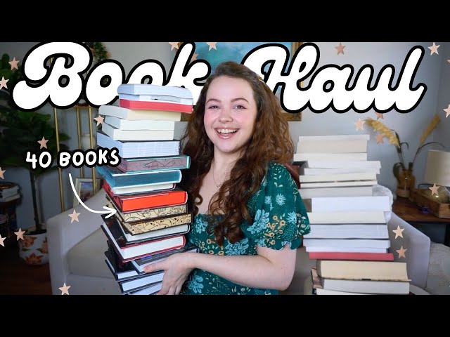 HUGE Book Haul ✨ romantasy, vampires, & sapphic girlies