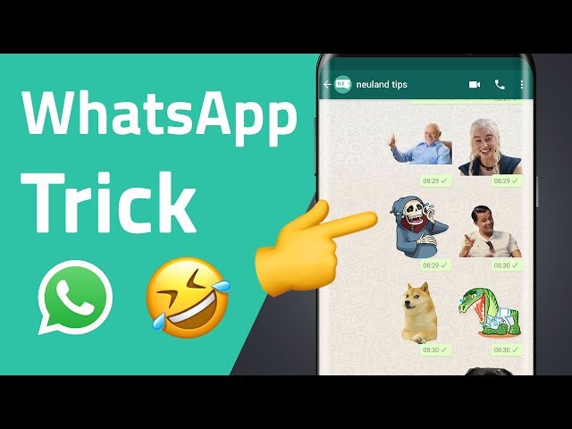 WhatsApp Trick: Eigene Sticker erstellen & mehr Sticker bekommen!