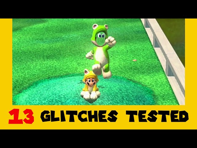 13 Old Glitches Tested in Super Mario 3D World + Bowser's Fury (Part 1)