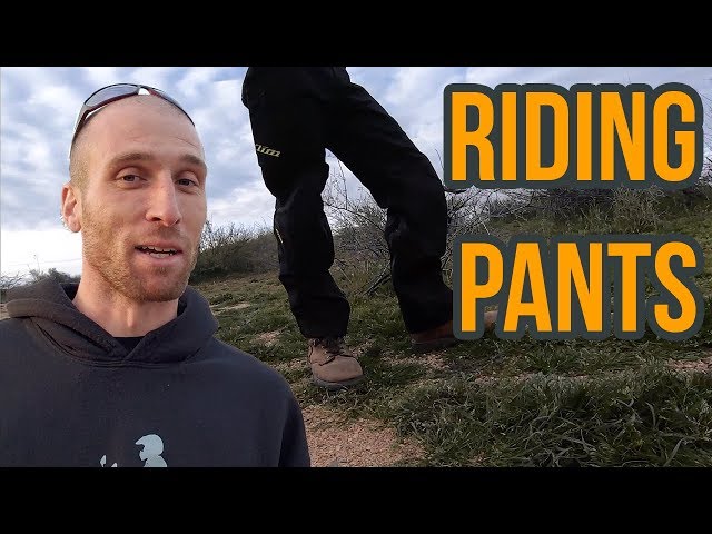Motorcycle Riding Pants:  A Crash Course