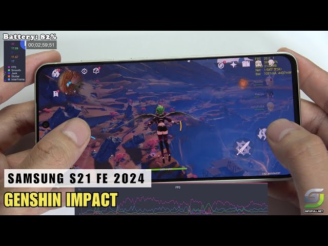 Samsung Galaxy S21 FE test game Genshin Impact Max Graphics 2024 | Highest 60FPS