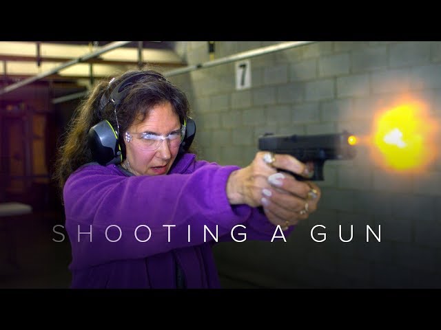 People Shoot a Gun for the First Time Captured in Slow Motion | First Takes | Cut