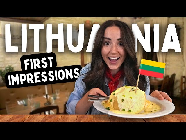 LITHUANIA SURPRISED US! (Best of Vilnius & Lithuanian Food) 🇱🇹