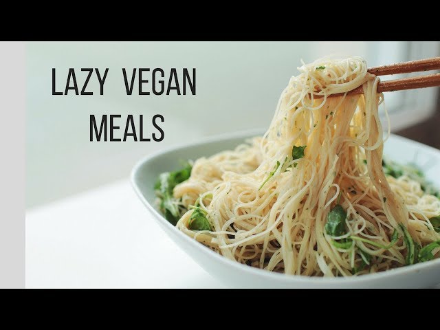 Vegan Meal Ideas for Lazy People! {healthy + easy}