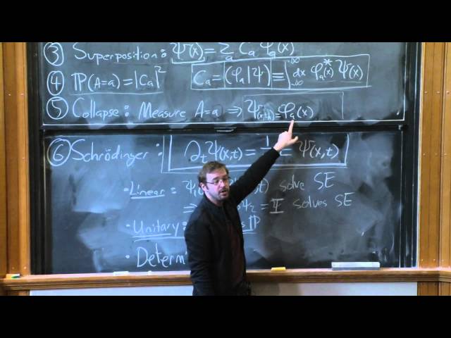 Lecture 6: Time Evolution and the Schrödinger Equation