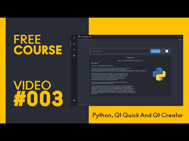 PYTHON and QT QUICK - Creating More Controls For Our Application [MODERN GUI] - #Video003