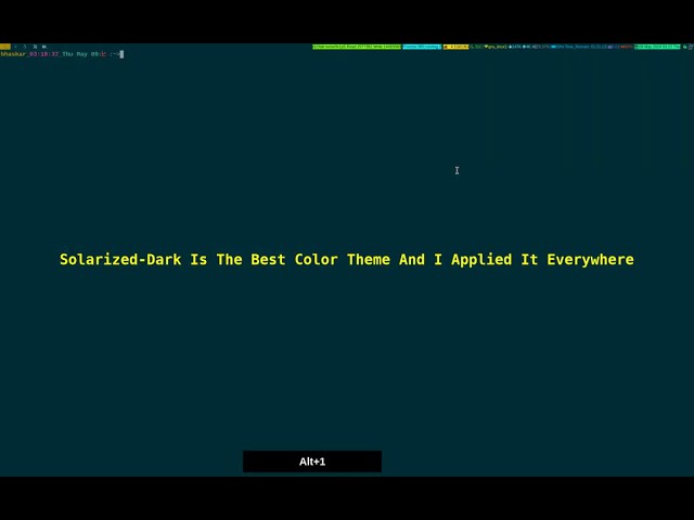 Solarized Dark Is The Best Color Theme And I Applied It Everywhere 2024_05_09_03:21:29