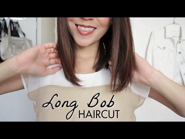 Long Bob Haircut Tutorial! How to Cut Your Own Hair | LynSire