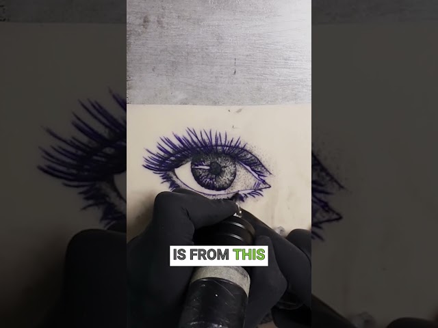 Eyeball tattooing: A quick 1-minute tutorial