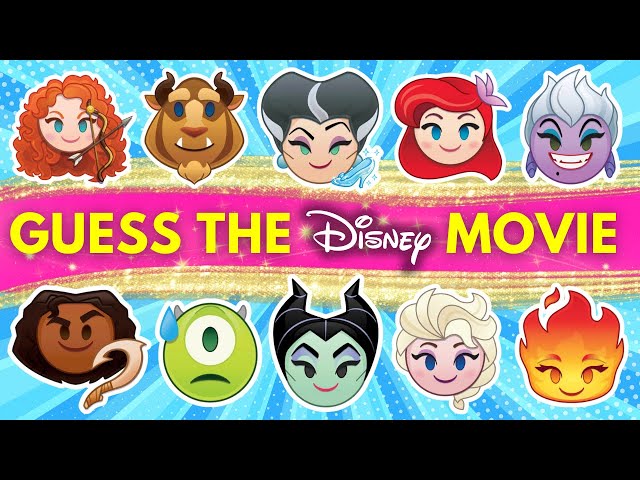 Guess the Disney Movie by Emoji 🏰 | Disney Emoji Quiz
