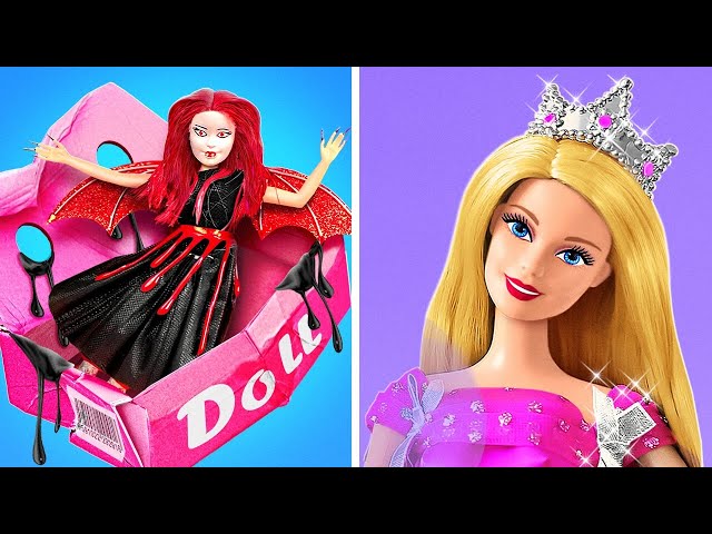 Makeover From Broke Vampire Doll to beautiful Barbie 💖