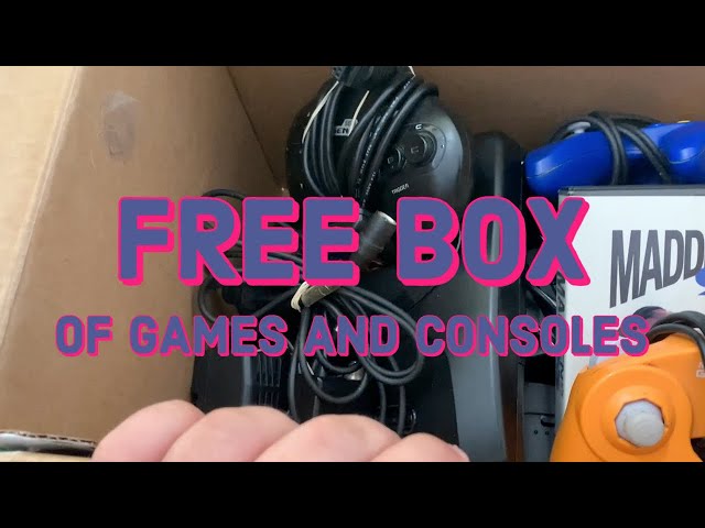 A box of FREE consoles and games!!!