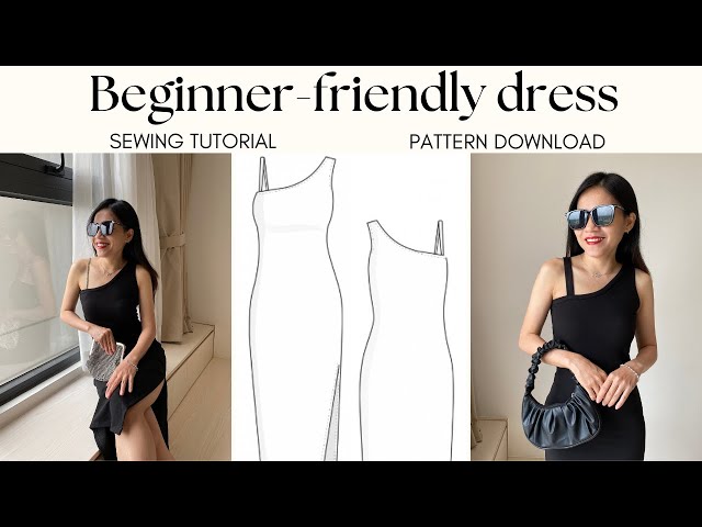 Super Beginner-Friendly Dress For Holiday | 4-Minute Tutorial | Make in 3 hours | Sewing Pattern