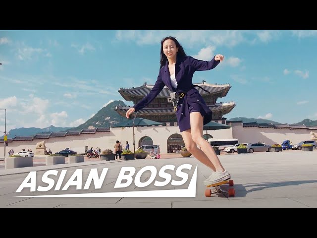 Learning to Longboard Dance with Viral Skater Sensation Hyojoo | EVERYDAY BOSSES #26