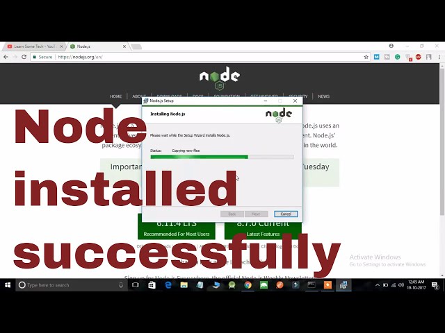 How to install NodeJs on Windows 7,8,10,10.1 in 2020