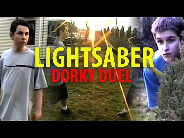JUST AN EMBARRASSING VIDEO... Me At 13 "Lightsaber Fighting" With Wiffle Ball Bats and Broom Sticks
