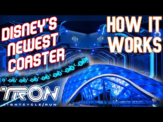 TRON Lightcycle Run - HOW IT WORKS | Behind the Ride, Tech & More!