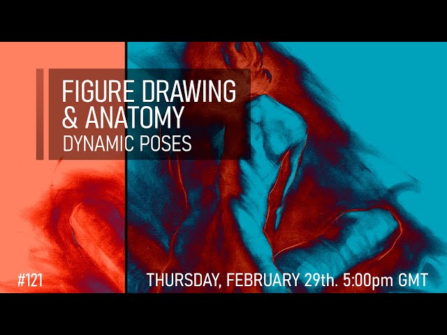 Figure Drawing & Anatomy - Dynamic Poses #121