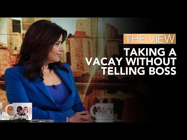 Lying To Boss About Secret Trip? | The View