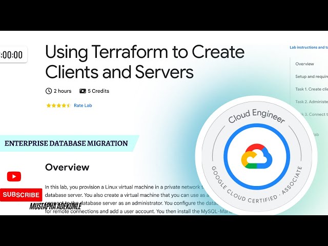 Using Terraform to Create Clients and Servers with Explanation | Qwiklabs |Google Cloud Skills Boost