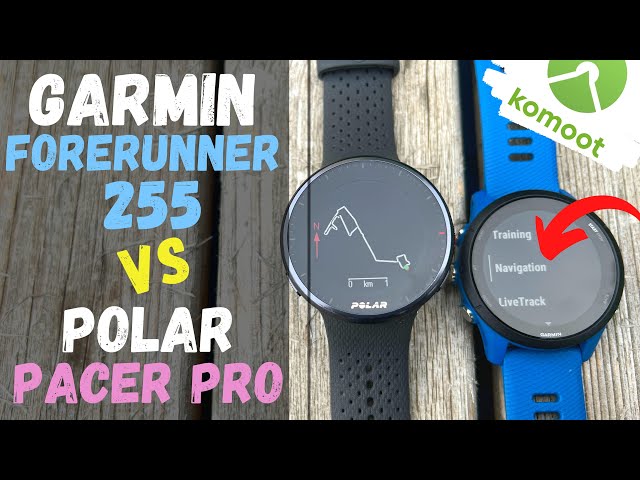 Garmin Forerunner 255 vs Polar Pacer Pro the navigation test