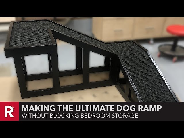 Making a Dog Ramp That Wraps Behind Your Night Stand