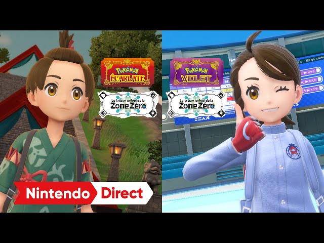 Pokémon Écarlate et Pokémon Violet – Bande-annonce du gameplay des DLC (Nintendo Switch)