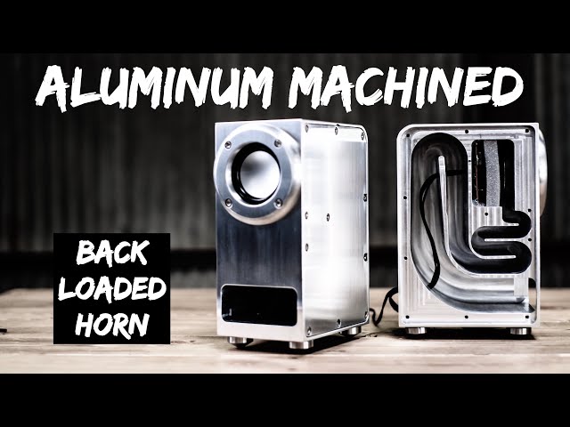 Remake $3 speaker into aluminum machined back loaded horn