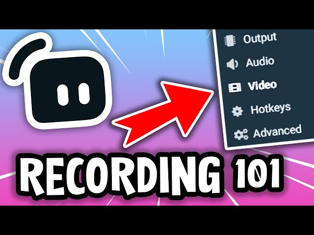 How to Record with Streamlabs OBS (Best Streamlabs OBS Recording Settings)