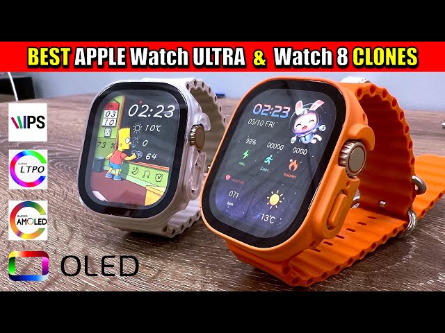 Best APPLE Watch 8 / Apple Watch ULTRA Clone Smart Watches so far!