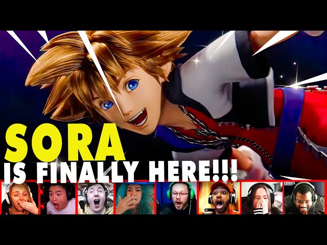 Reactors Reaction To Seeing Kingdom Hearts Sora In Super Smash Bros Ultimate | Mixed Reactions