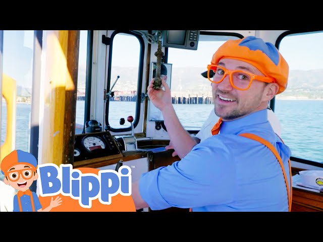 Lil' Toot Water Taxi | Blippi's Stories and Adventures for Kids | Moonbug Kids