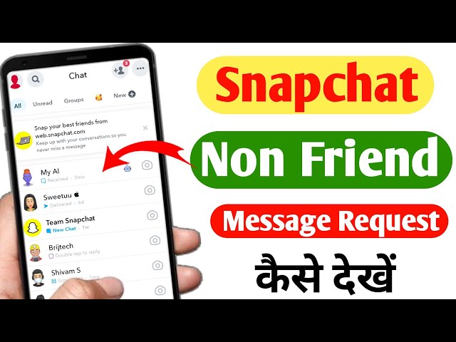 How To Check Message Requests On Snapchat Without Being Friends (2024)