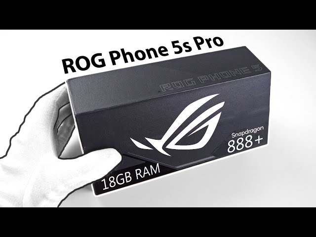 The ROG Phone 5s Pro Unboxing - Best Gaming Smartphone? + Gameplay