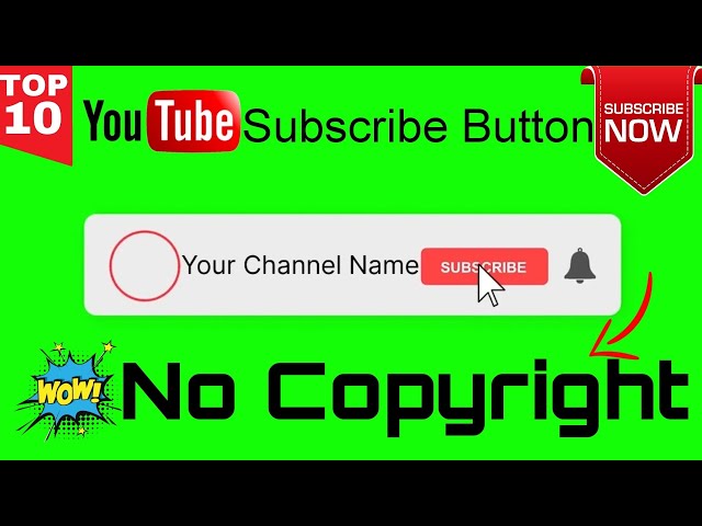 No copyright subscribe button | Green screen | | Subscribe button | #greenscreen