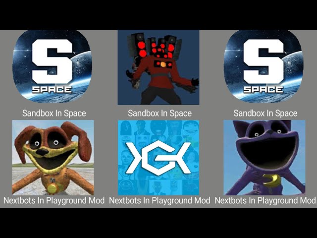 Nextbots In Playground Mod New Update Dogday,Sandbox In Space Mod Titan TV Man Mobile Gameplay