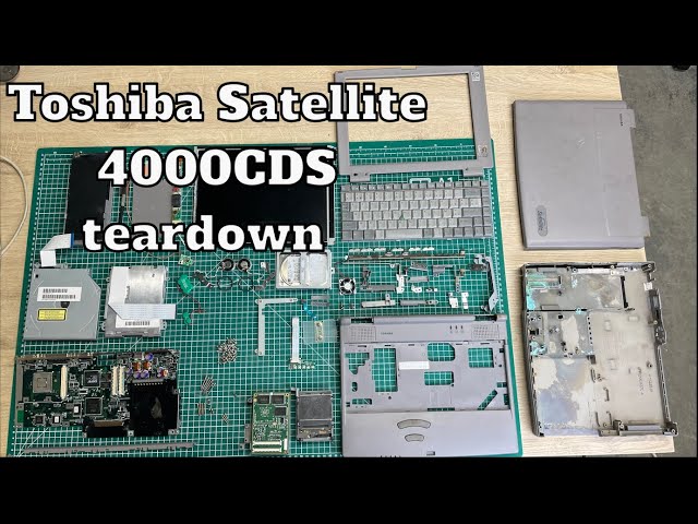 Toshiba Satelitte 4000CDS teardown