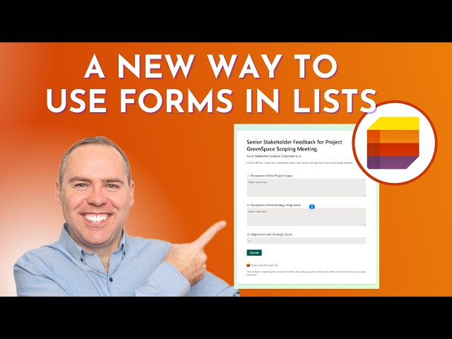 How to Use the NEW Forms Experience in Microsoft Lists