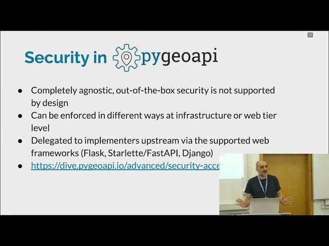 2023 | How to secure pygeoapi and streamline protected OGC APIs - Francesco Bartoli