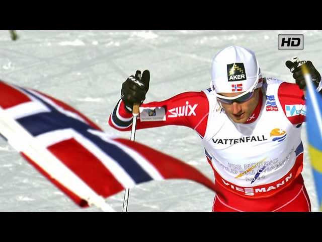 Men's 4x10 Km Relay Val di Fiemme 2013  - Swedish Commentary (SVT)