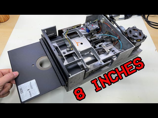 This is how to use an 8" disk drive on the PC