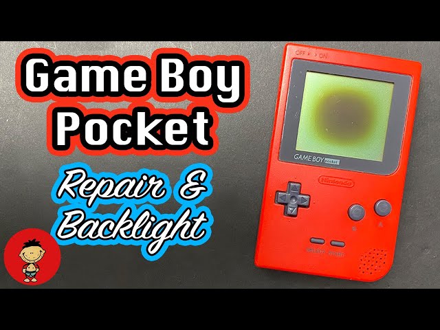 Game Boy Pocket Backlight & Bivert Mod - Retro Console Restoration