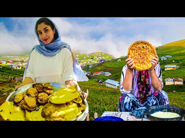 IRAN - Baking Lavash And Kelas Bread In Traditional Tandoor | Village Cooking ایران